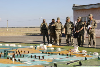 Фотография к новости: Министр обороны РК проверил готовность к Армейским международным играм 