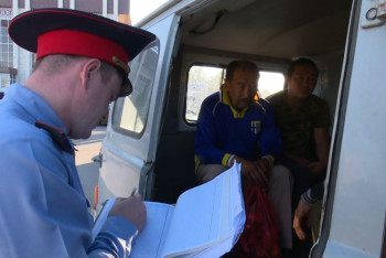 Фотография к новости: Операция "Бомж": 38 бездомных за день выявили акмолинские полицейские