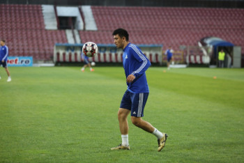 Фотография к новости: "Астана" готовится к игре Лиги Чемпионов в Румынии