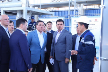 Фотография к новости: Аскар Мамин посетил ряд объектов Мангистау