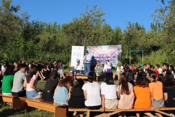 Фотография к новости: Летний "лагерь добропорядочности" начал свою работу в Алматинской области