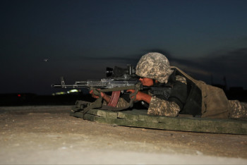 Фотография к новости: В воинских частях Казахстана полным ходом идет интенсивная боевая подготовка