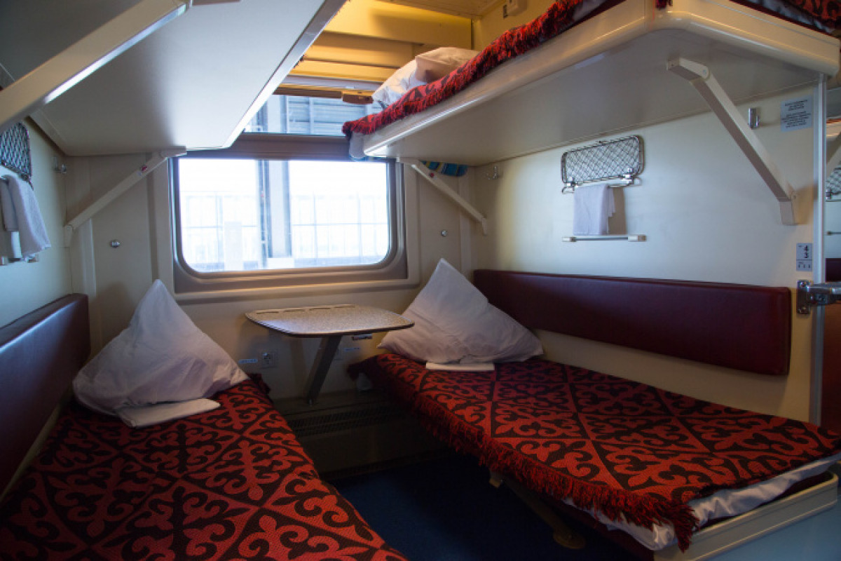 Вагоны с видеонаблюдением будут курсировать по маршруту Алматы - Мангистау