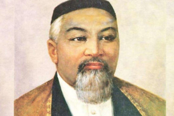 Фотография к новости: Валерия и Пригожин приняли эстафету в честь 175-летия Абая