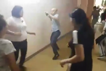 Фотография к новости: Участники драки на пресс-конференции в Алматы подали заявления в полицию