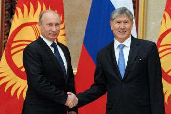 Фотография к новости: Атамбаев встретился с Путиным в Москве