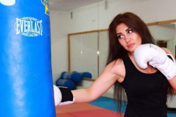 Фотография к новости: Казахстанская "Леди Спарта" проиграла второй бой в профи