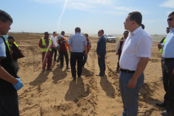 Фотография к новости: При строительстве дороги "Актобе-Атырау- Астрахань" обнаружены человеческие скелеты