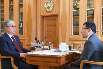 Фотография к новости: Касым-Жомарт Токаев принял Айдара Арифханова