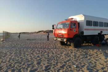 Фотография к новости: В Актау на водосбросе утонул мужчина