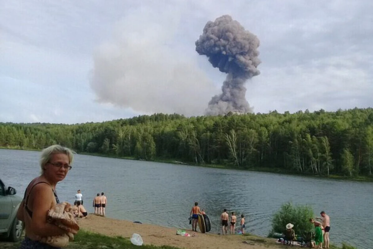 Склад с боеприпасами взорвался в Красноярском крае РФ