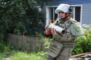 Фотография к новости: На военной базе под Красноярском снова начали взрываться снаряды