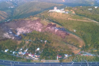 Фотография к новости: Пожар на склоне Кок-Тобе полностью ликвидирован