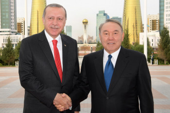 Фотография к новости: Назарбаев и Эрдоган обменялись поздравлениями