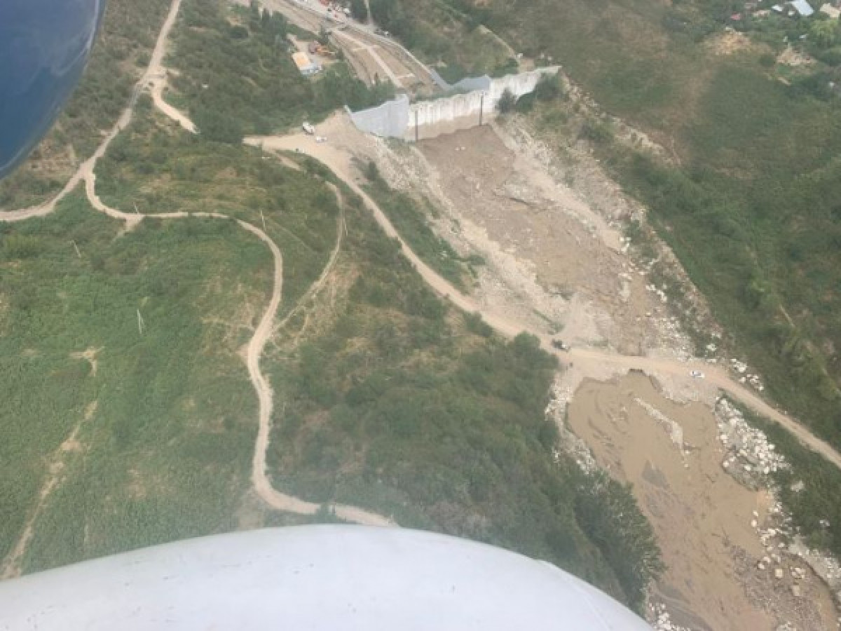 Опубликованы фото последствий селя в Алматы с высоты птичьего полета