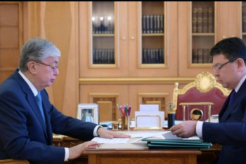 Фотография к новости: Токаев принял Бозумбаева