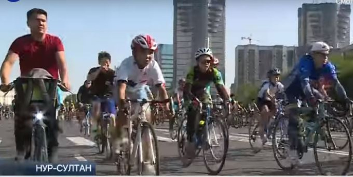 Велопробег ко Дню спорта собрал 500 участников в Нур-Султане