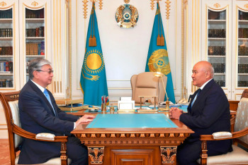 Фотография к новости: Шукеев доложил Токаеву о восстановительных работах в Арыси 