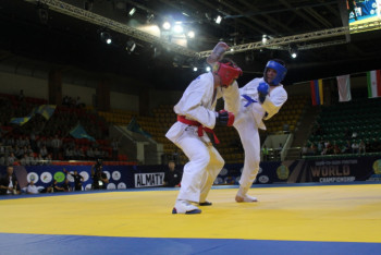 Фотография к новости: В Казахстане впервые прошел чемпионат мира по рукопашному бою среди юниоров