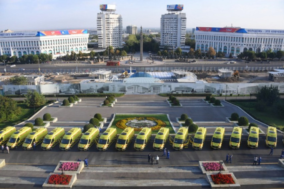 Автопарк скорой помощи Алматы пополнился 28 новыми реанимобилями