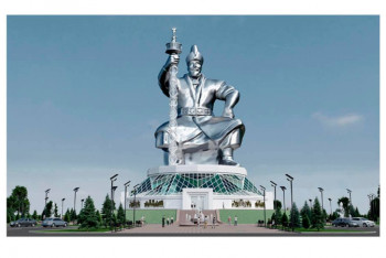 Фотография к новости: Создать монумент Абылай хану высотой 54 метра и с лифтом внутри предложили в Казахстане