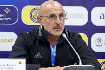 Фотография к новости: Наставник молодежной сборной Испании ошарашен игрой команды Казахстана