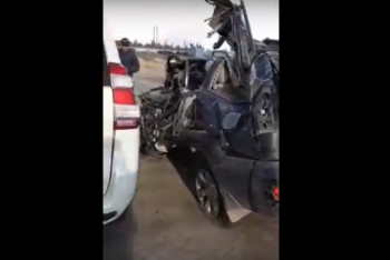 Фотография к новости: Лобовое столкновение автомашин со смертельным исходом произошло на трассе в Павлодарской области