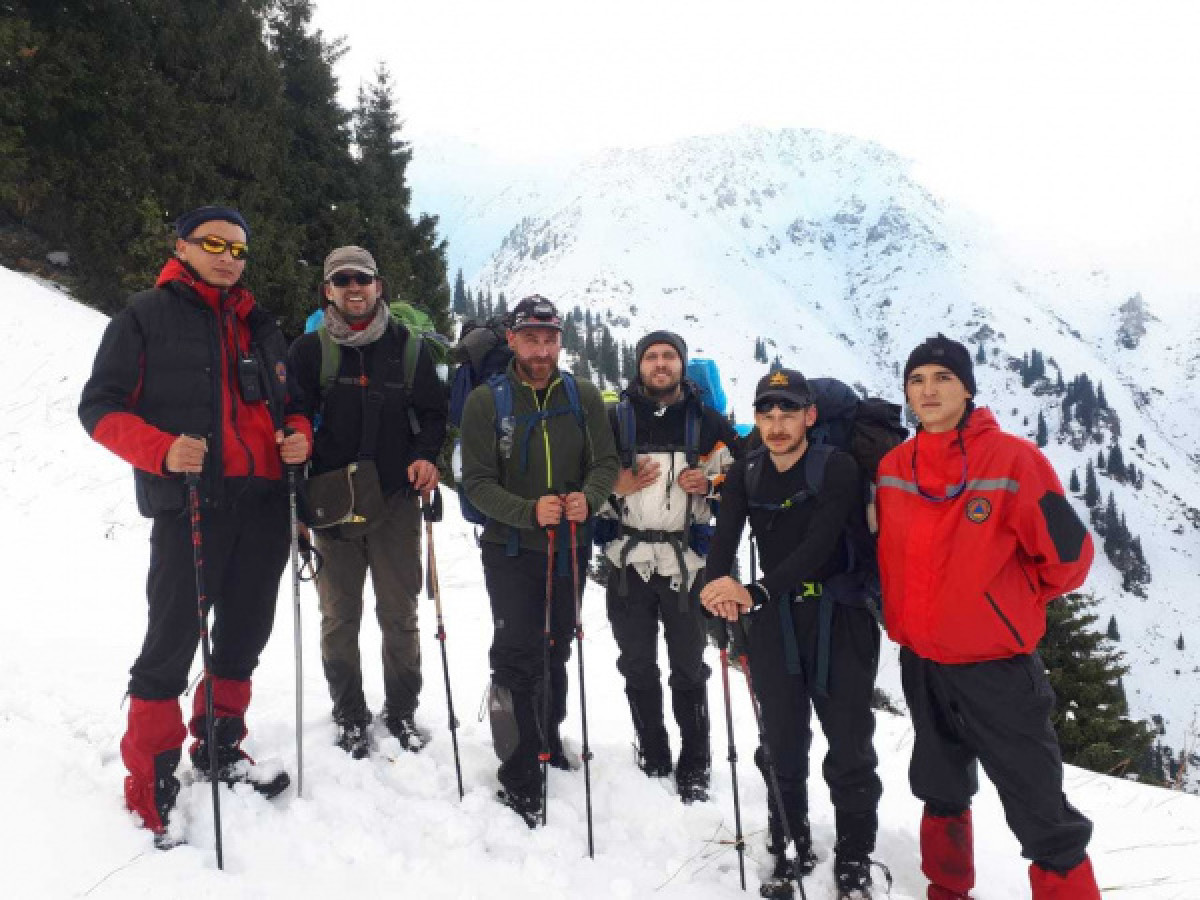 Четверо иностранцев заблудились в горах Тянь-Шаня