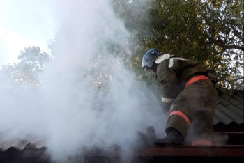 Фотография к новости: Пожар в здании "Казпочты" потушили в Алматинской области
