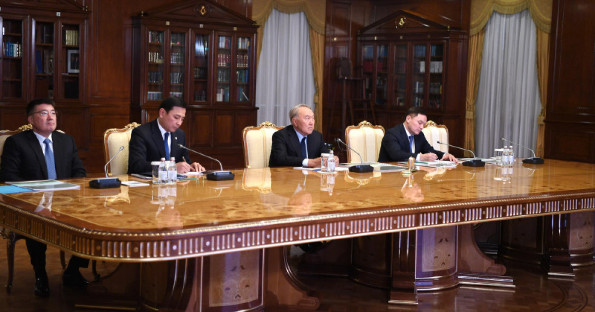 Назарбаев ознакомился с ходом развития "зеленого пояса" столицы