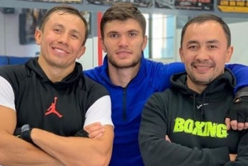 Фотография к новости: Головкин опубликовал фото с Ахмедовым в тренировочном зале