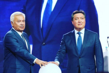 Аскар Мамин принял участие в открытии завода смазочных материалов в Алматинской области