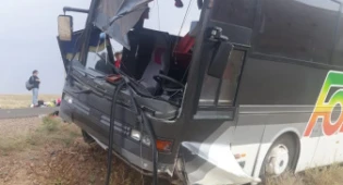 Автобус со школьниками съехал в кювет в Алматинской области, есть пострадавшие