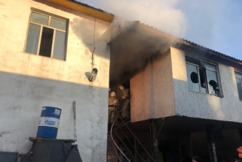 Фотография к новости: Пожар в строительной компании произошел в Алматы