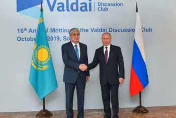 Фотография к новости: Президенты Казахстана и России обсудили подготовку к Форуму межрегионального сотрудничества в Омске  