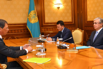 Фотография к новости: Касым-Жомарт Токаев принял Ораза Жандосова и Багдата Мусина