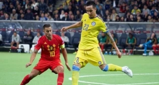 SofaScore: Исламхан и Керимжанов – лучшие игроки сборной Казахстана в матче с Бельгией