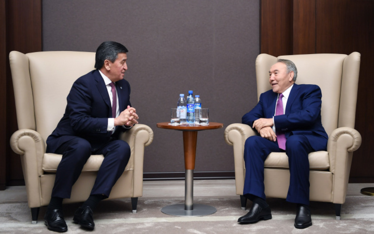 Елбасы встретился с президентом Кыргызстана