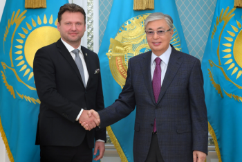 Фотография к новости: Токаев провел встречу с председателем палаты депутатов Чехии