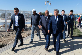 Фотография к новости: Фонд "Самрук-Казына" вносит вклад в развитие Туркестанской области 