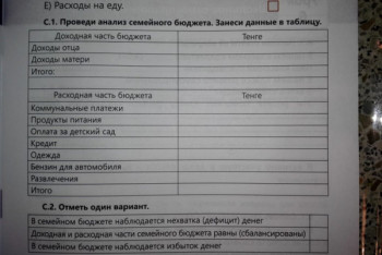 Фотография к новости: Эксперты МОН ответили на возмущение родителей указать семейный бюджет в домашнем задании