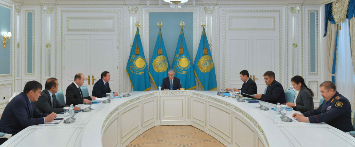Токаев провел встречу с руководителями силовых органов