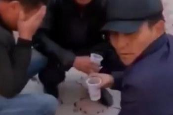 Фотография к новости: Аким Текели напугал пьяных мужчин