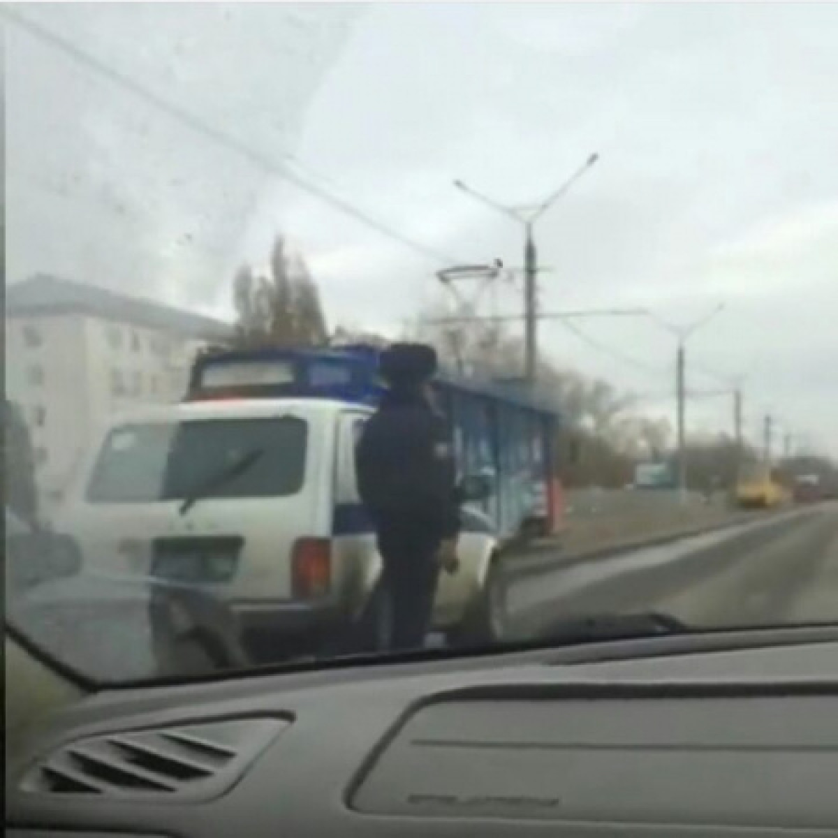 Трамвай обстреляли в Павлодаре 