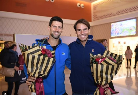 Фотография к новости: Надаль одержал победу над Джоковичем в историческом матче в Нур-Султане