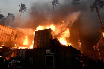 Фотография к новости: Пожары в Калифорнии: эвакуированы Арнольд Шварценеггер и Леброн Джеймс