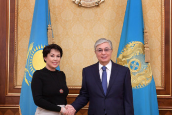 Фотография к новости: Касым-Жомарт Токаев принял Аружан Саин