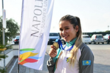 Фотография к новости: Женская сборная Казахстана по стендовой стрельбе завоевала золото на чемпионате Азии