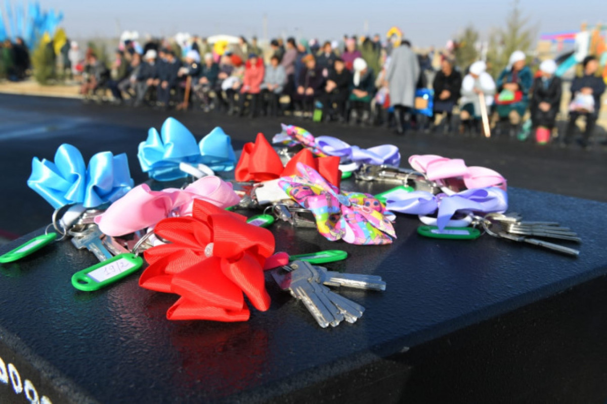 100 семей в Арыси получили новое жилье 