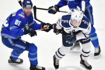 Фотография к новости: "Барыс" вел в счете, но проиграл "Динамо" в матче КХЛ в Москве 